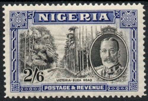 Nigeria 1936 KGV defin 2/6d mounted mint spot of gum thinning. SG 42. Cat £8.50 (2018)