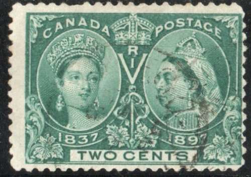 Canada 1897 Jubilee issue 2c green very fine used. SG 124. Cat £11 (2018)