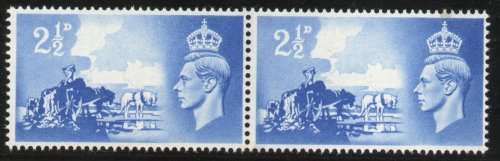 Great Britain Channel Islands 1948 3rd Anniv of Liberation 2½d `Broken wheel`var. SG C2a. Cat £75