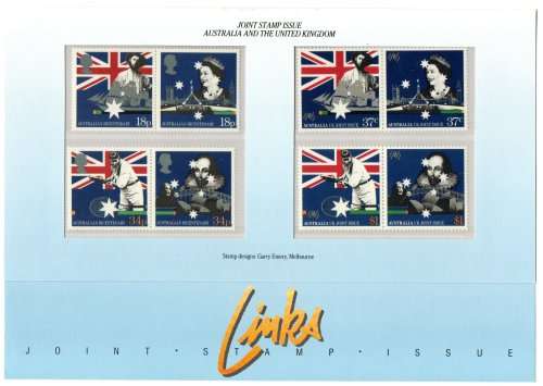 Great Britain - Australia 1988 Joint stamp issue "Bicent of Australian settlement" 2 sets of 4 umm.