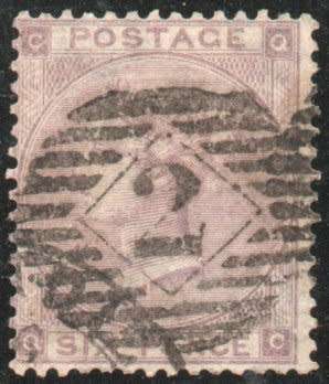 Great Britain 1862-64 QV 6d lilac wmk Emblems fine used. SG 84. Cat £140 (2018)