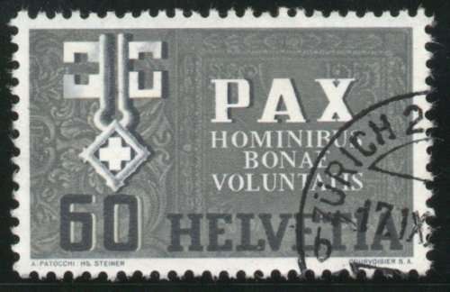 Switzerland 1945 Peace 60c very fine used. SG 453. Cat £23 (2013)