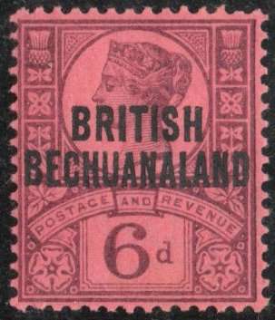 Bechuanaland 1891-1904 Definitive 6d purple/rose-red unmounted mint. SG 36. Cat £9 for mm (2018)