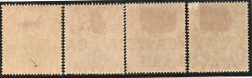 St Helena 1912 Defin ½d, 1d, 1½d and 2½d mounted mint. SG 72, 73, 74 and 76. Cat £14 (2018)
