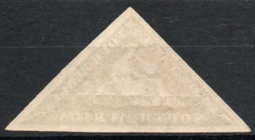 South West Africa 1926-27 Triangular stamp of SA ovpt 4d grey-blue mm imperf Eng ovpt one line.