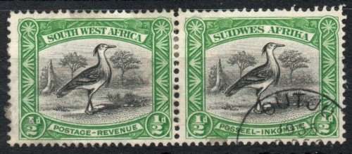 South West Africa 1931 Pictorials ½d perf up very fine used. SG 74. Cat £2.50 (2018)