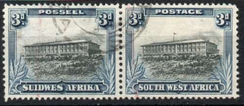 South West Africa 1931 Pictorials 3d perf up fine used. SG 77. Cat £4.50 (2018)