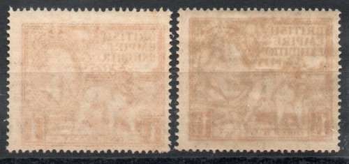Great Britain 1925 British Empire Exhibition set of 2 vlmm and umm. SG 432-433. Cat £55 for mm.