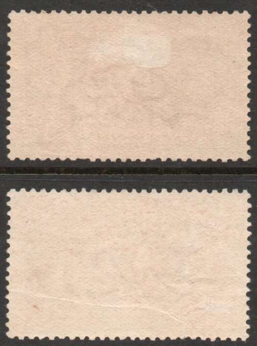 Great Britain 1934 KGV re-engraved `Sea Horses` 2/6d and 5/- very fine used. SG 450-451. Cat £125