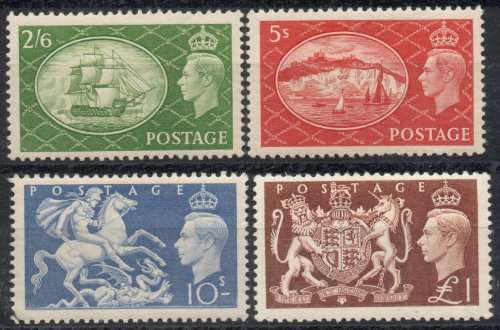Great Britain 1951 KGVI set of 4 superb unmounted mint. SG 509-512. Cat £100. (2018)