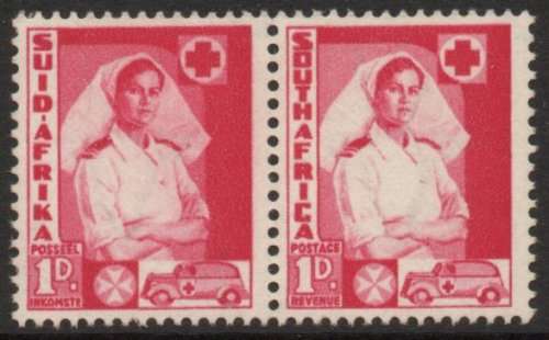 South Africa 1941-42 Large War set of 8 (6 pairs and 2 singles) unmounted mint. Cat R945 (2019-20)