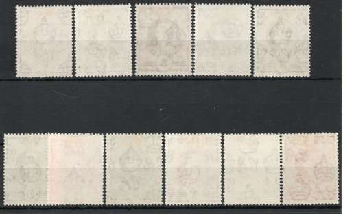 Swaziland 1938-54 Definitive set of 11 perf 13½ x 14 lightly mounted mint.