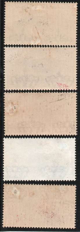 Italy 1934 `Military Medal Centenary` part set of 5 mint. SG 425, 429-31 and 434. Cat £53,20 (2013)