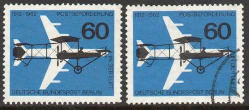 Germany Berlin 1962 50th Anniv of German Airmail transport. Michel 230 Cat 1,70 Euro (2020/21)