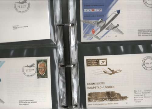 South Africa First Flight Covers complete from No 2 - No 52 in album. Only a few scans.