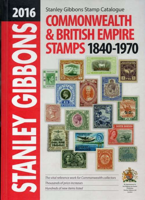 Stanley Gibbons 2016 Commonwealth and British Empire Stamp Catalogue in excellent condition.