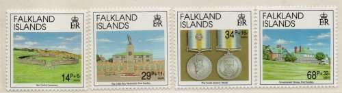 Falkland Islands 1992 10th Anniv of Liberation set of 4 unmounted mint. SG 656-659. Cat £5,25 (2013)