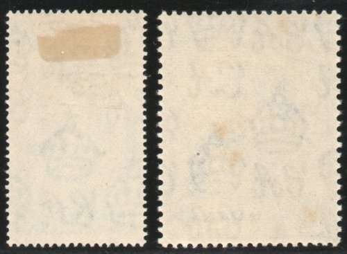 Malta 1949 Royal Silver Wedding set of 2 mounted mint. SG 249-250. Cat £38,50 (2022)