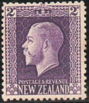 New Zealand 1915 definitive 2d bright violet perf 14 x 14½ mint no gum. SG 417a. Cat £7,50 (2022)