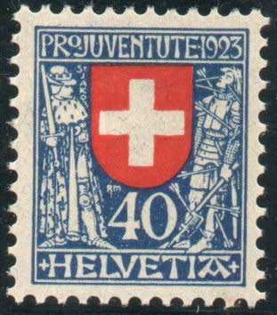 Switzerland 1923 Pro Juventute 40c lightly mounted mint. SG J27. Cat £11 (2012)