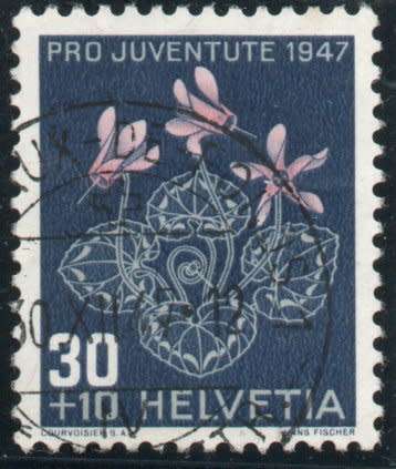 Switzerland 1947 Pro Juventute 30c very fine used. SG J123. Cat £11,50 (2012)