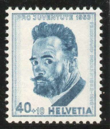 Switzerland 1953 Pro Juventute 40c + 10c lightly mounted mint. SG J151. Cat £5,50 (2012)