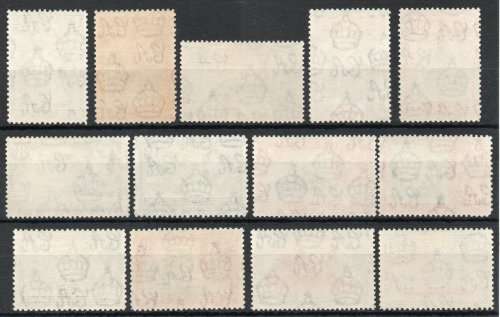 British Solomon Islands 1939 KGVI definitive set of 13 very lmm. SG 60-72. Cat £100 (2022)