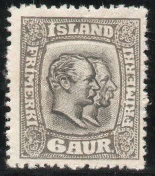 Iceland 1907 Definitive 6a mounted mint. SG 85. Cat £36 (2013)