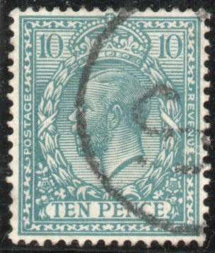 Great Britain 1912-24 KGV Defin 9d turquoise-blue and deep turq-blue vfu SG 394-394a. Cat £50 (2022)