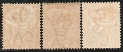 Malaysian State Selangor 1891 1c green, 2c rose and 2c orange mint. SG 49-51. Cat £12,50 (2022)