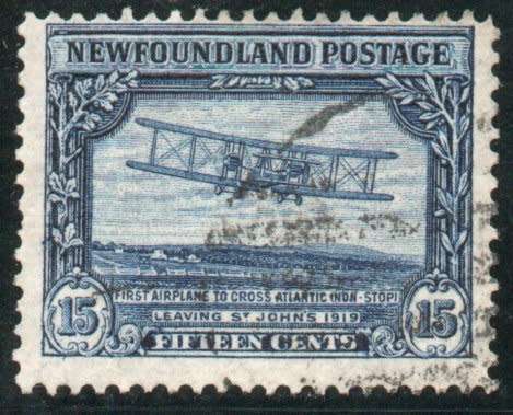 Newfoundland 1928 definitive 15c deep blue very fine used. SG 175. Cat £50 (2022)