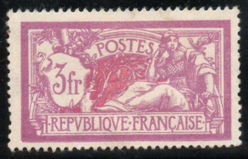 France 1925-32 Definitive 2f mauve and carmine . SG 430. Cat £70 (2015)
