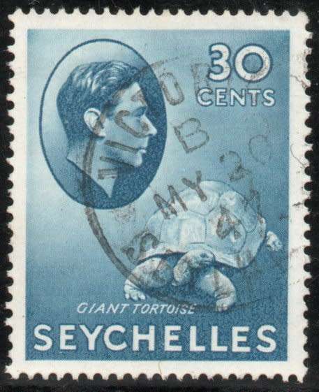 Seychelles 1938-49 KGVI definitive 30c very fine used. SG 142ab. Cat £6,50 (2022)