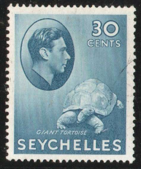 Seychelles 1938-49 KGVI definitive 30c very fine used. SG 142ab. Cat £6,50 (2022)