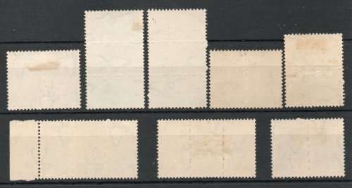 South Africa 1942-44 Small War set of 8 units mounted mint. SG 97-104. Cat £50 (2022)