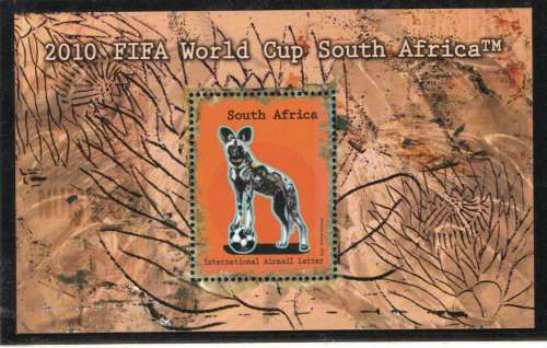 South Africa 2006 FIFA World Cup Soccer mini sheet umm. SACC 1781. Cat R200 (2023-25)