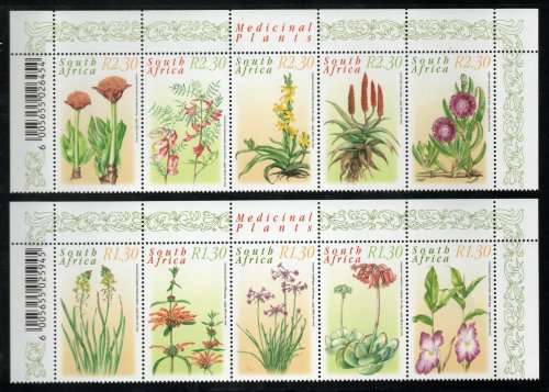 South Africa 2000 Medicinal Plants set of 10 unmounted mint. SACC 1270-1279. Cat R160 (2023-25)