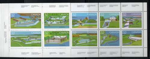 Canada 1983 and 1985 Forts across Canada Booklets x 2. SG 1090-1099, 1163-1172. Cat £10,50 (2012)