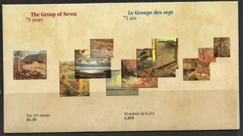 Canada 1995 Artists Booklet containing 3 mini sheets umm. SG MS1642a-1642c. Cat £9 (2012)