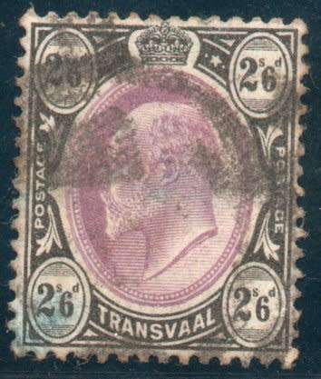 Transvaal 1902 Definitive 2/6d fine used. SACC 259. Cat R400 (2019-20)