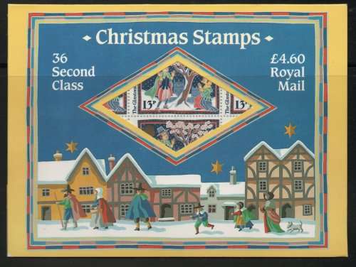 Great Britain 1986 Christmas Folder 36 2nd class stamps umm. SG 1342EU. Cat £18 (2018)