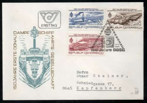 Austria 1971-79 First Day Covers x 5 and 1 First Flight Airmail cover. Cat £11 (2013)