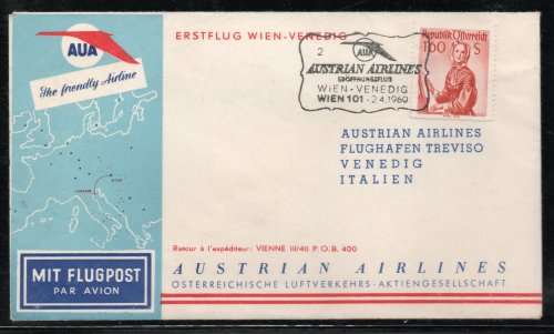 Austria 1971-79 First Day Covers x 5 and 1 First Flight Airmail cover. Cat £11 (2013)