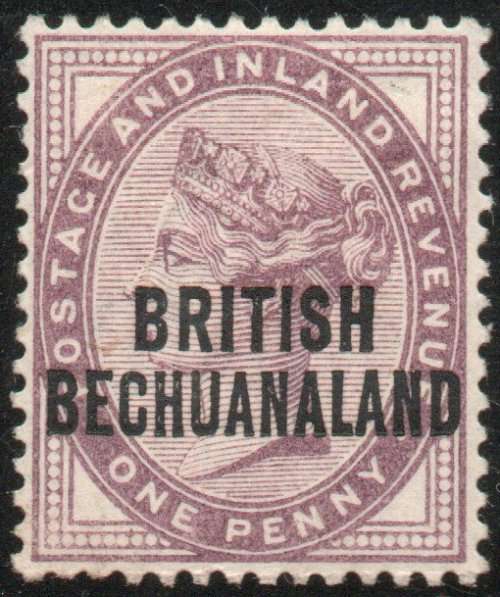 Bechuanaland 1891 definitive 1d lightly mounted mint. SACC 33. Cat R150. (2019-20)