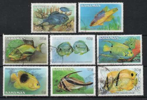 Bahamas 1986 Fish part set of 8 very fine used. Cat £20,35 (2013)