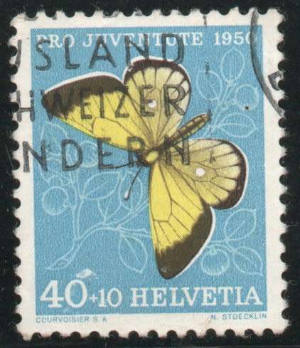 Switzerland 1950 Pro Juventute 40c + 10c very fine used. SG J136. Cat £18 (2013)