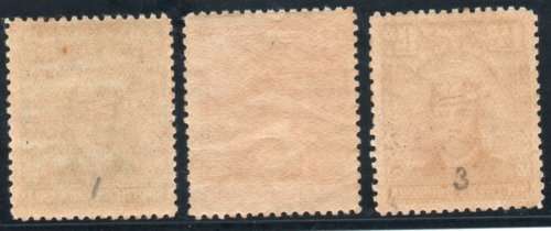Southern Rhodesia 1924 KGV Definitive ½d, 1d & 1½d lmm & umm. SACC 1-3. Cat R280. (2023-25)