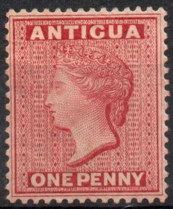 Antigua 1884-87 QV 1d carmine-red mounted mint. SG 25. Cat £3,50 (2022)