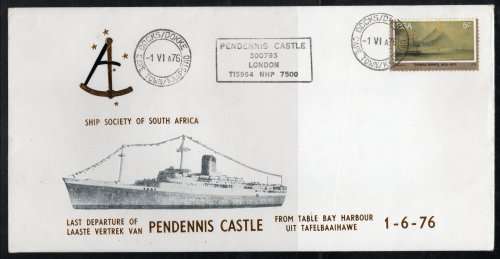 South Africa 1995-77 Last Voyages Mail Ships Commemorative covers x 5.