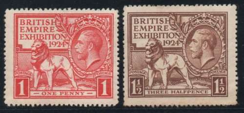 Great Britain 1924 British Empire Exhibition set of 2 umm & lmm. SG 430-431. Cat £25 (2022)